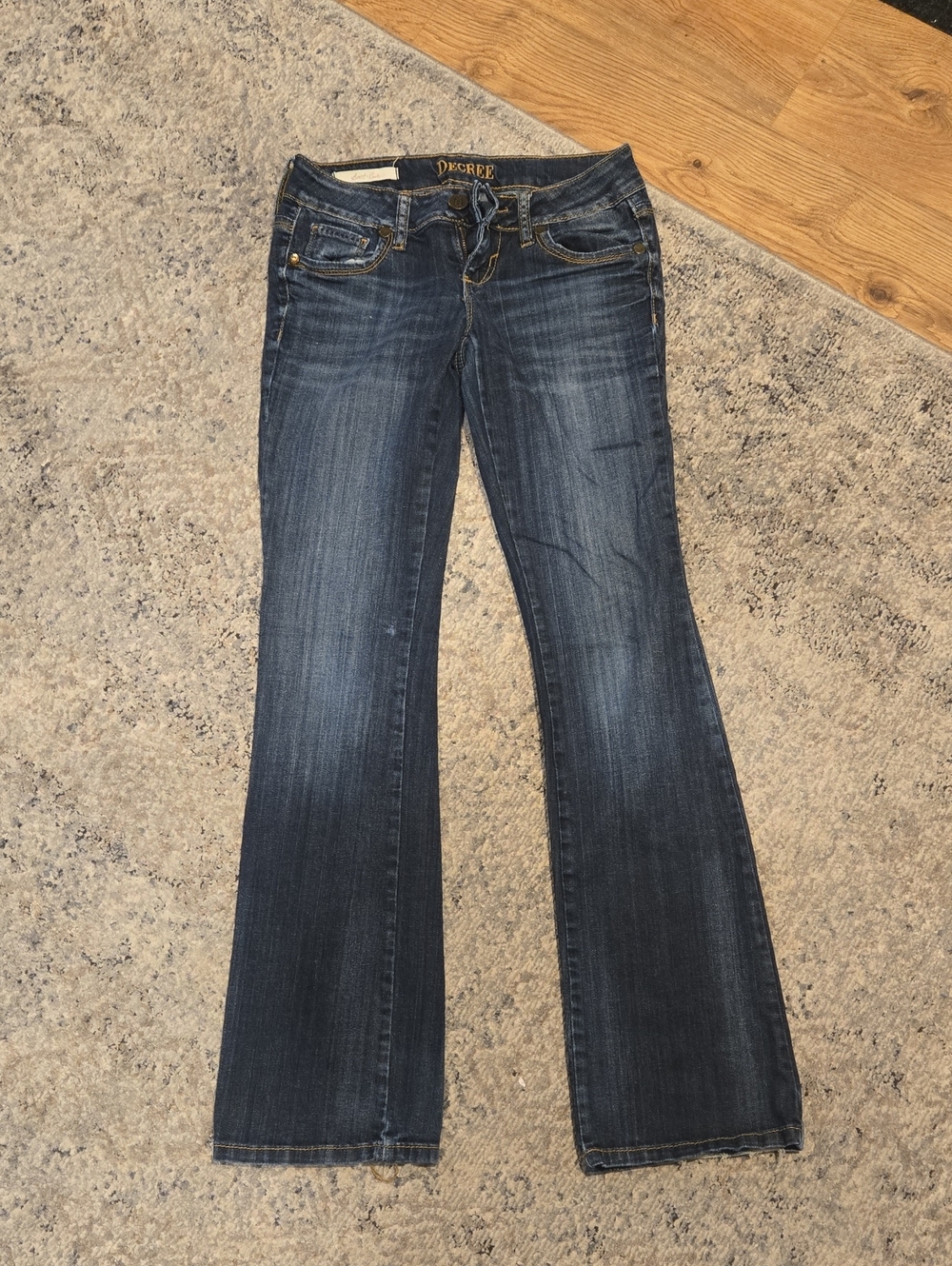 Decree Dark Blue Bootcut Jeans